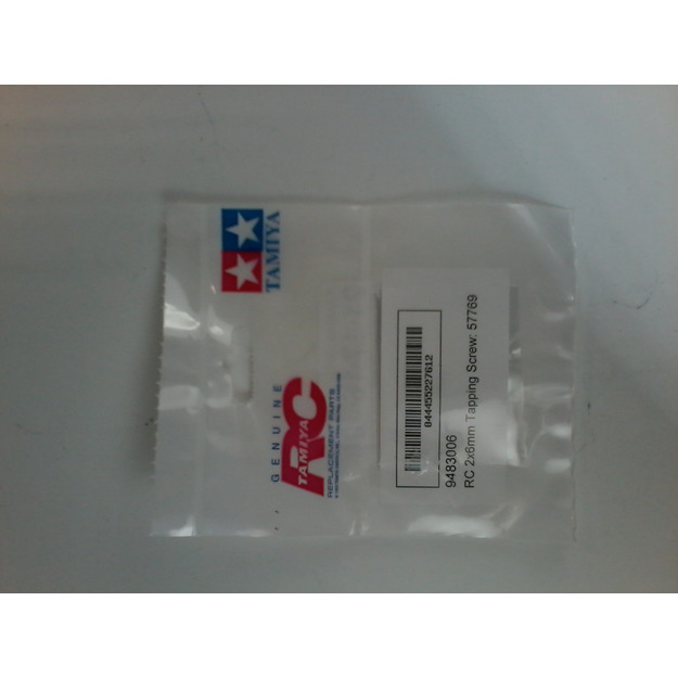 Tamiya 9483006 RC 2x6mm Tapping Screw DF-01 XB Pro Porsche Cayenne S 2007 Co